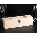 Коробка деревянная для вина с петлями и защелкой 