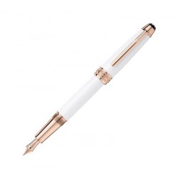 Ручка перьевая «White Solitaire Red Gold Classique», перо F