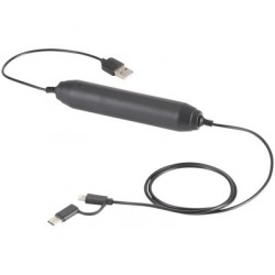 Портативное зарядное устройство, 2000 mAh/кабель 3 в 1